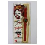 1984 The Official Ronald McDonald Watch NOS Hong