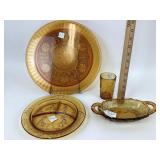 Tiara Amber Glass: Jack & Jill Cup, Margery Daw Pl