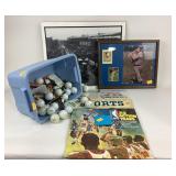 Sports Memorabilia Including Golf, Baseball, and R
