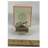Hings Remembered Porcelain Grand Piano Trinket Box
