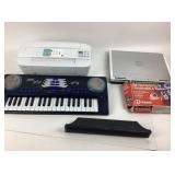 HP Printer, Dell Laptop, First Act Keyboard, Sony