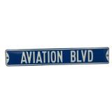 Aviation Blvd Street Sign