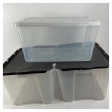 Plastic Storage Totes With Lids