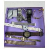 Wristwatches Casio, Fossil, Timex, Swatch +