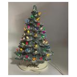 Ceramic Christmas Tree With Multi-Color Lights