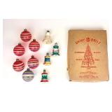 Shiny Brites Vintage Ornaments in Original Box