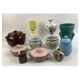 Ceramic Vases, Lidded Bowls, and Planters