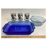 Anchor Hocking Baking Dish, Pyrex Flameware, Roost