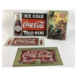 Coca-Cola Tin Advertising Signs