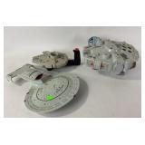 Star Wars, Star Trek Spaceship Toys