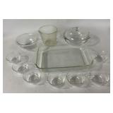 Pyrex Glass Bakeware Bowls, Measuring Cups