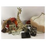 Decorative Home Items With Lampshade, Frames, Gira