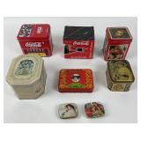 Coca-Cola Advertising Tins and Playing Cards, Mug