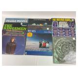 pp8 vinyl records: Moody Blues, Village People