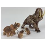 MCM Elephant Figurine Collection Mom & Babies