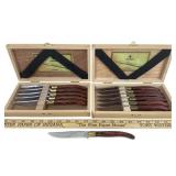 Laguiole Steak Knives & Wooden Boxes