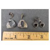 (2) Pair Sterling .925 Earrings