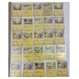 25 Pokï¿½mon Pikachu trading cards