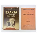 (2) books photography camera Werner Wurst Exakta