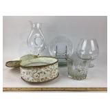 Glassware Including Princess House, Donut Hole Dec