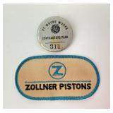 Zollner Pistons Patch & Ft. Wayne Works GE