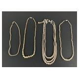 1950's Costume Jewelry Necklace Collection
