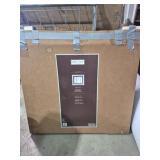Allen & Roth Sarasota Espresso Mirror 36 in. X 30