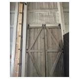 Sliding Barn Doors (2) With Mounting Bracket