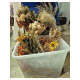 Large Rolling Tote Filled With Fall Faux Flower