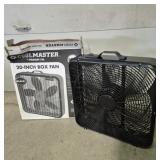 Cool Master 20 In. Box Fan With Box - Works