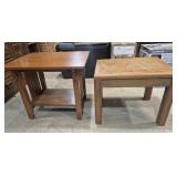 Mission Style Wood Side Table (25 in. X 28 in. X