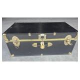 Seward Footlocker Black With Gold Tone Trim &