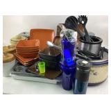 Rival Crock-Pot, Copper Chef Pan, Dinnerware +