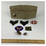Military Insignia, Patches, Pins, Hat