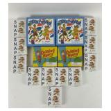 Tiddlywinks, Knitting Nancy, Snap Game Sets