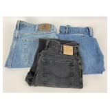 Vintage Denim Jeans: Bugle Boy 34W, Lee &
