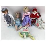 Show Stoppers Porcelain Dolls, Handcrafted Plush