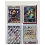 4 Pokï¿½mon full art cards
