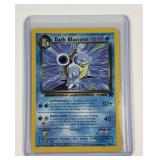 Pokï¿½mon vintage dark Blastoise card