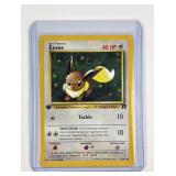 Pokï¿½mon vintage Eevee first edition card