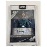 Topps Star Wars autograph Tala