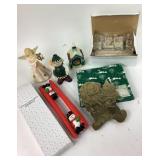 Large Vintage Christmas Collection Brass Trivet,