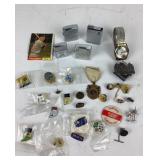 Benrus Watch, Zippo Lighters, Pins, Tony Kubek Car