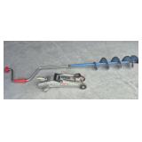 Ice Auger & Pro-Lift 2 Ton Floor Jack