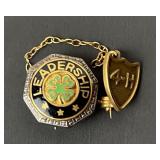 10k Stamped 4H Leadership pins3.14g TW