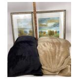 Plush Fleece Blankets & Nan Lush Meadow Wall Art