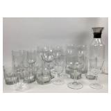 Clear Glassware: Tumblers, Wine Glasses, Fridge Ca