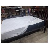 Queen Adjustable Base Bed With Mattress & Wood
