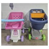 Step 2 Push Doll Cradle & Step 2 Grocery Cart