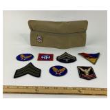 U.S. Military Cap With Embroidered Patches